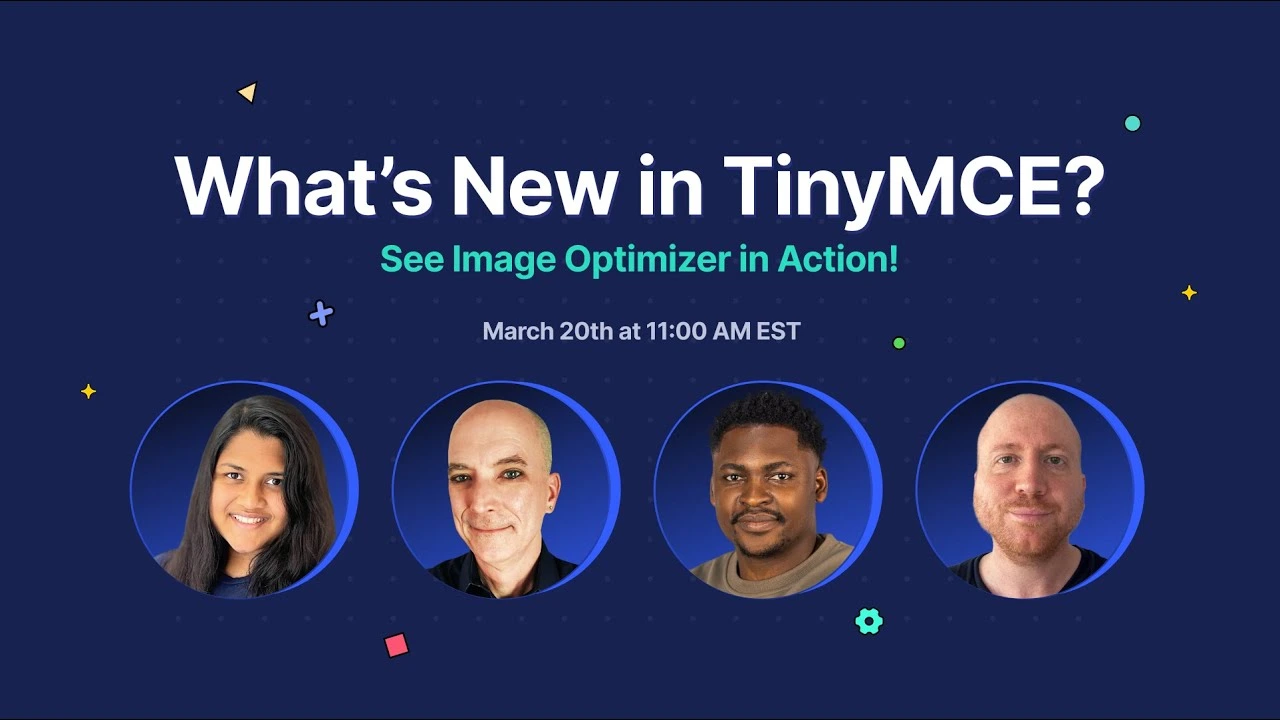 What's New in TinyMCE 7: Image Optimizer by Uploadcare